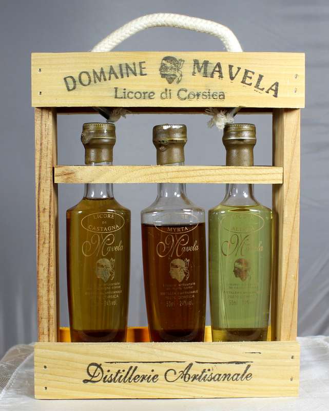 Mini liquor bottles - Domaine Mavela - Trio set