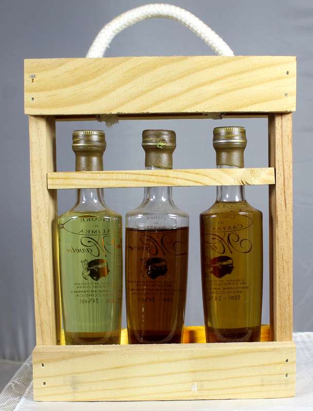 Mini liquor bottles - Domaine Mavela - Trio set