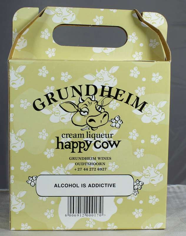Mini liquor bottles - Grundheim - Happy cow cream liqueur - Trio set