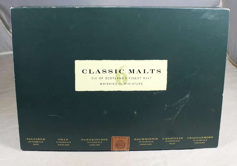 Mini liquor bottles - classic Scotland's malt whisky set
