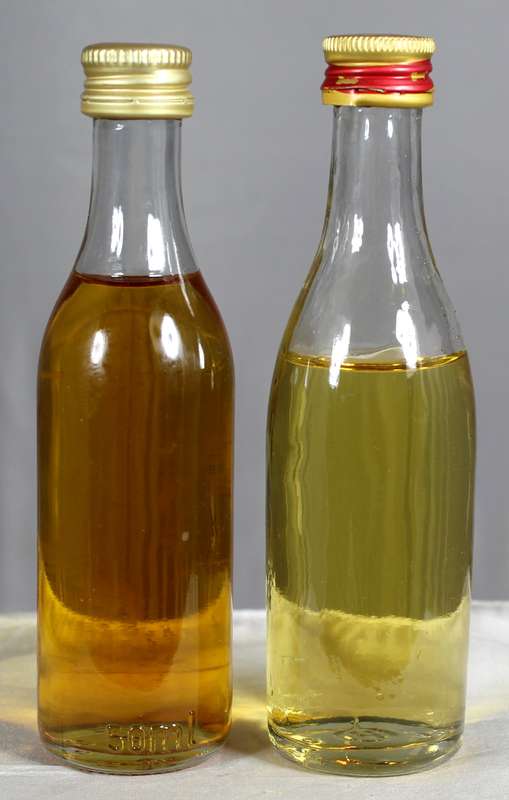 Mini liquor bottles - Pair of liquor bottles