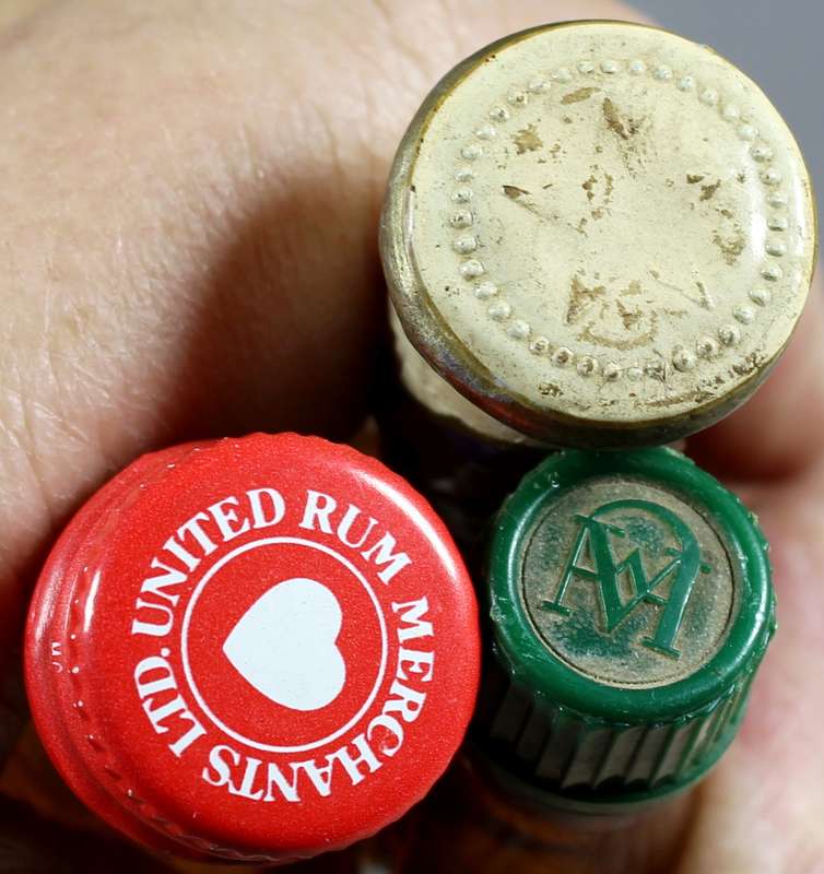 Mini liquor bottles - Trio of liquor bottles