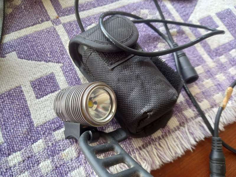 Ryder Orion 1000 lumens bike light with spare battery