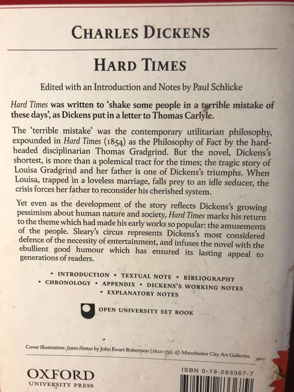Hard Times - Charles Dickens