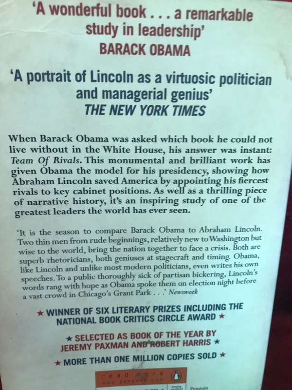 Team of Rivals: The Political Genius of Abraham Lincoln - Doris Kearns Goodwin