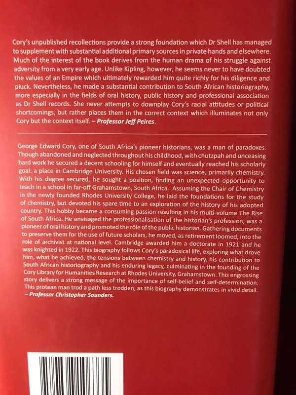 Protean Paradox: George Edward Cory (1862-1935) Negotiating Life & South African History - SR Shell