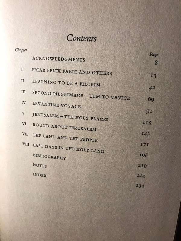 Jerusalem Journey: Pilgrimage to the Holy Land in the 15th Century - HFM Prescott (1954 1st Edition|