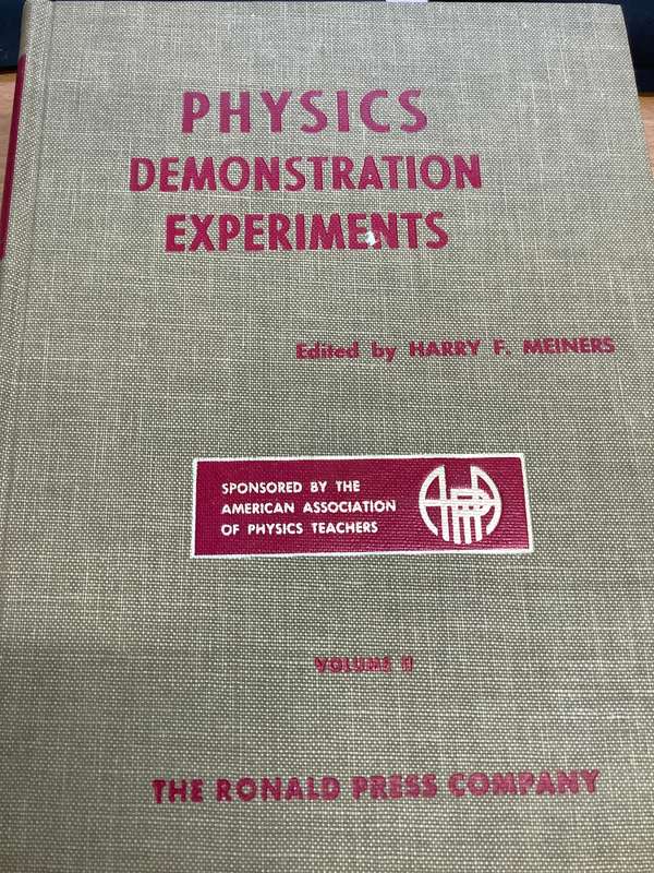 Physics Demonstration Experiments Vol II - Harry Meiners