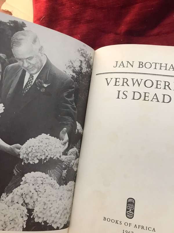 Verwoerd is Dead - Jan Botha (1967 1st Edition Hardcover)