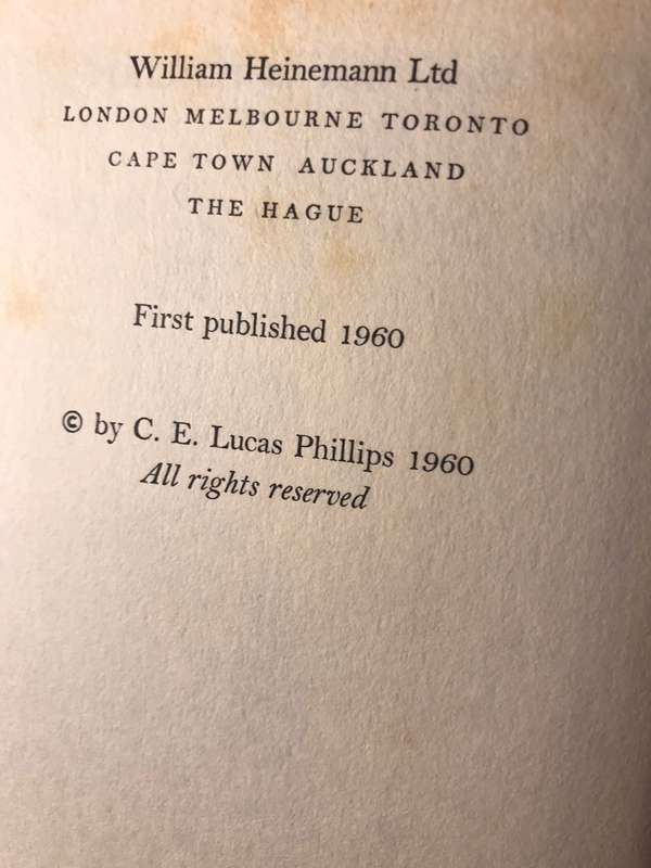 The Spanish Pimpernel - CE Lucas Phillips (1960 1st Edition Hardcover)