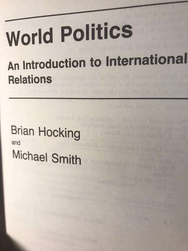 World Politics: An Introduction to International Relations - Brian Hocking & Michael Smith