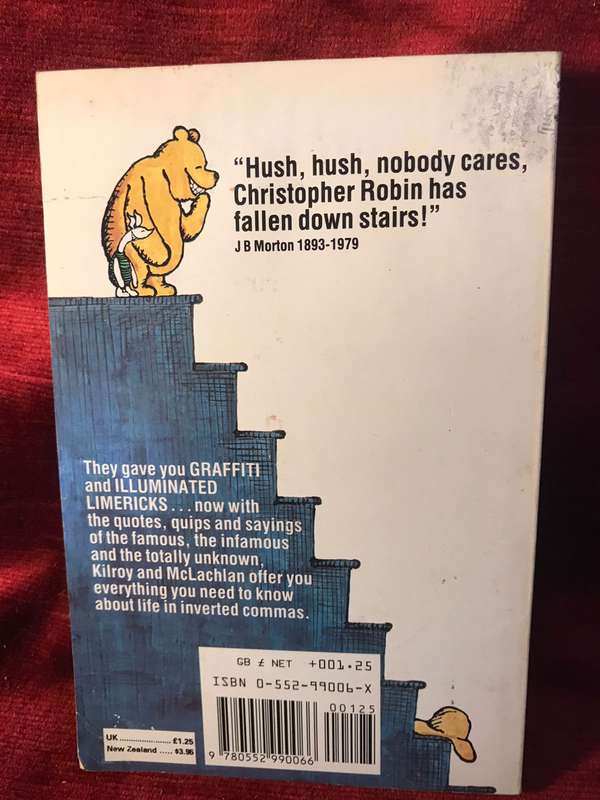 Kiss Me, Hardy: Quotations Ancient and (Very) Modern - Roger Kilroy / McLachlan