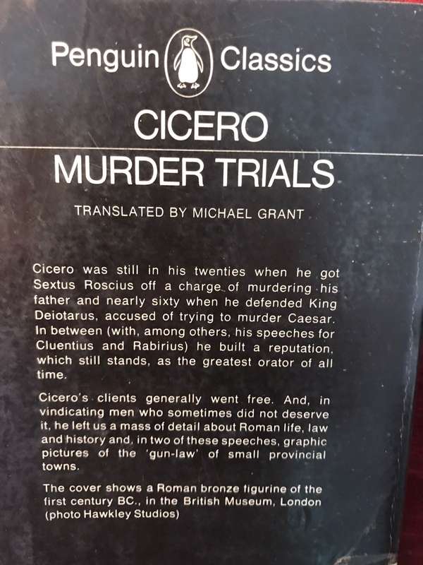 Murder trials - Cicero