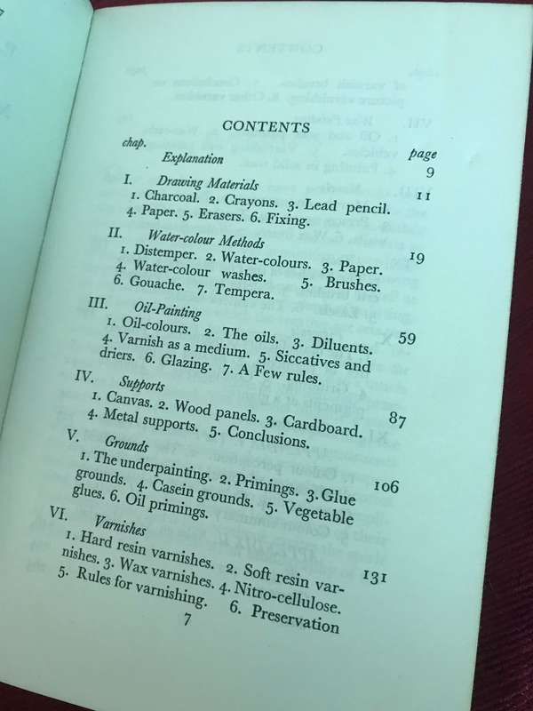 Painters Pocket Book of Methods and Materials - Hilaire Hiler