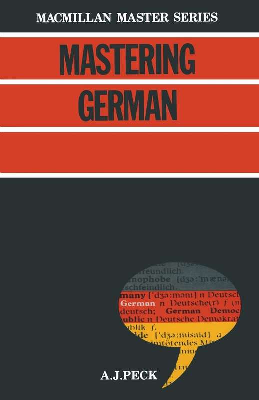 Mastering German (MacMillan Master) - AJ Peck