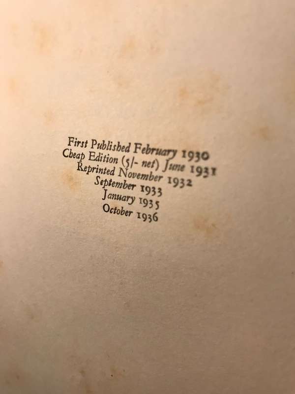 Adventure - Major General The Rt Hon. J.E.B. Seely (1936 Hardcover)