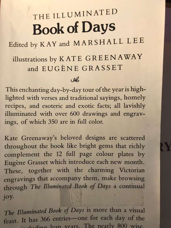The Illuminated Book of Days - Kay & Marshall Lee (Ed) / Kate Greenaway & Eugene Grasset (Artwork)