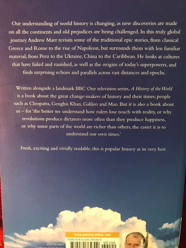 A History of the World - Andrew Marr (Unread/Near Mint)