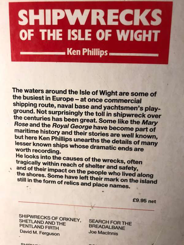 Shipwrecks of the Isle of Wight - Ken Phillips