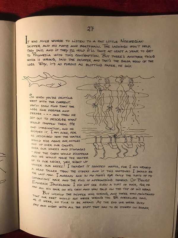 Kon-Tiki and I - Erik Hesselberg (1950 1st Edition RARE)