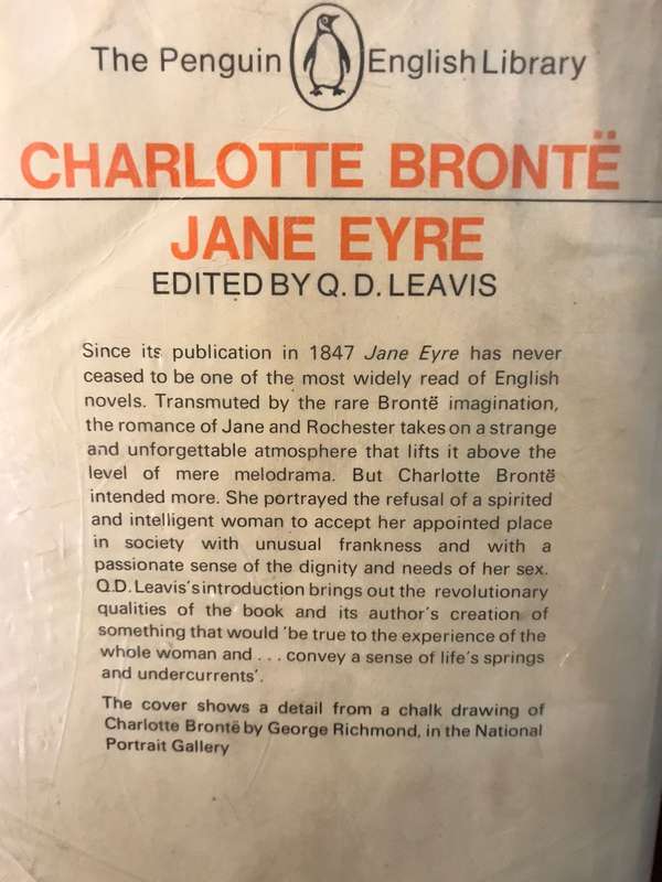 Jane Eyre - Charlotte Bronte (Penguin, 1972)