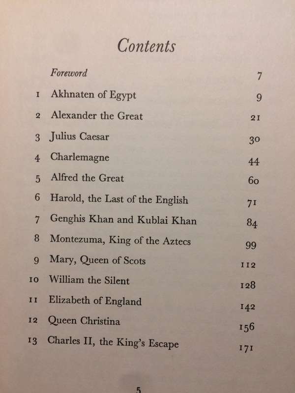 Kings and Queens in World History - RJ Unstead (1969 Hardcover)