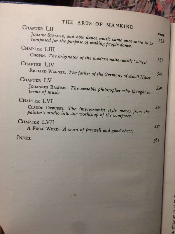 The Arts of Mankind - Hendrik Willem Van Loon (1947 Hardcover)