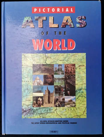 Pictorial Atlas of the World (1992 1st Edition Hardcover Extra Large Format)