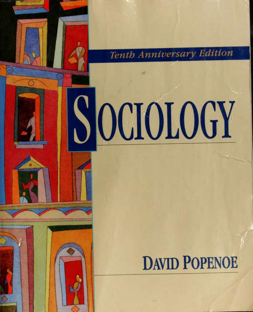 Sociology - David Popenoe | 10th Anniversary Edition