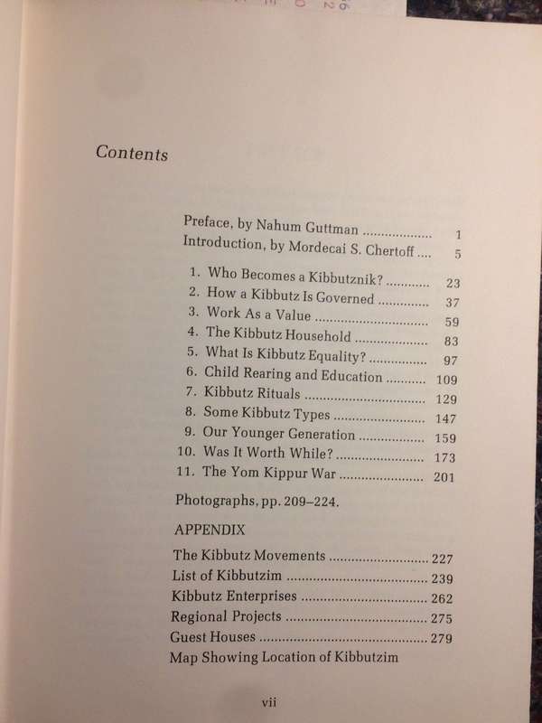 The Kibbutz Experience: Dialogue in Kfar Blum - Yosef Criden & Saadia Gelb (1974 1st Edition) RARE