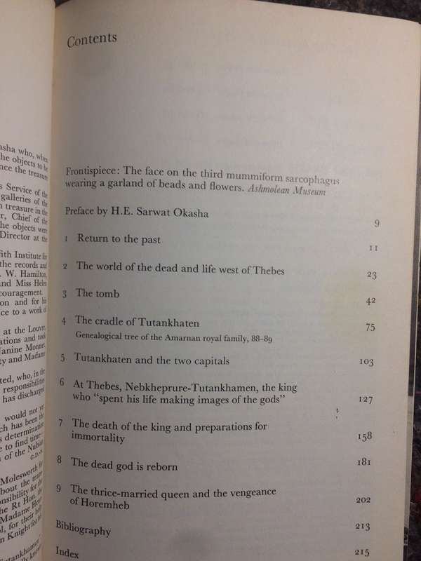 Tutankhamen: Life and Death of a Pharaoh - Christine Desroches-Noblecourt (1967 Hardcover)