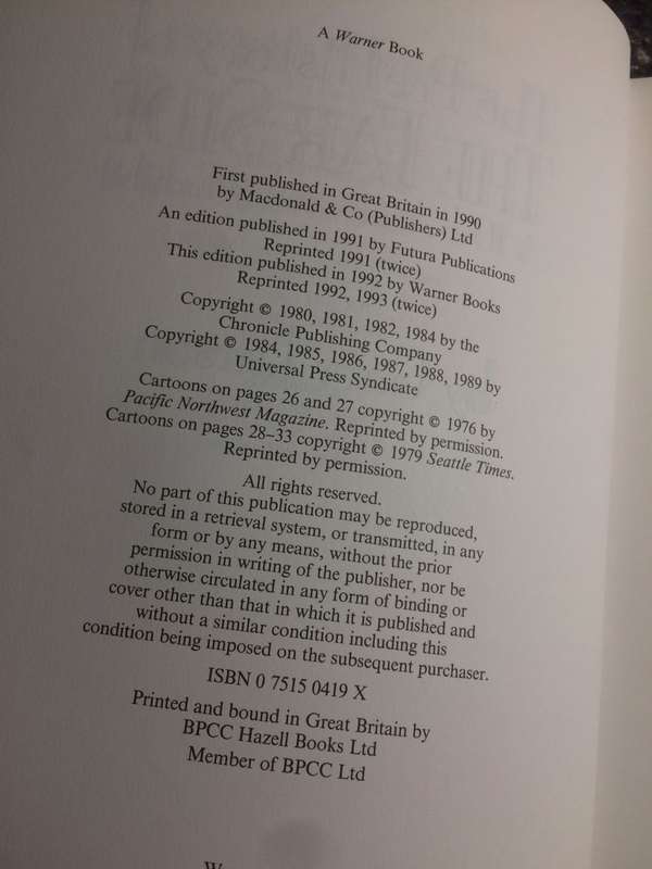 The Pre-History of the Far Side: The 10th Anniversary Exhibition - Gary Larson