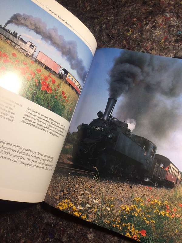 World of Steam Railways - Colin Garratt (1994 1st Edition Hardcover)