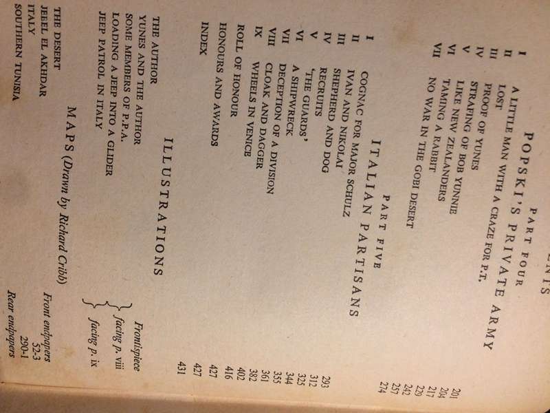 Popski's Private Army - Lieutenant-Colonel Vladimir Peniakoff (1953 HARDCOVER)
