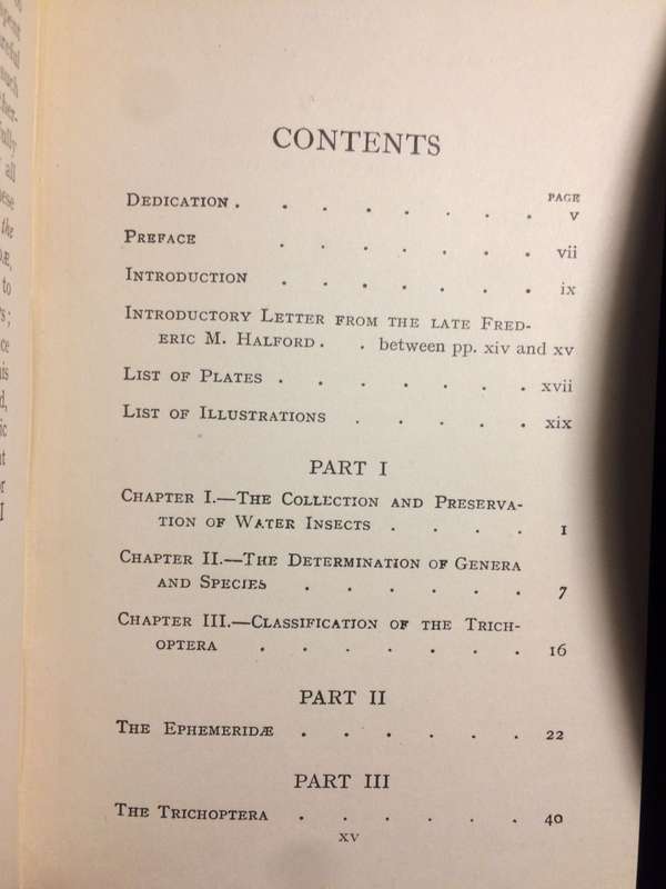 THE DRY-FLY FISHERMAN'S ENTOMOLOGY - Martin E. Mosely (1921 1st Edition Hardcover RARE)