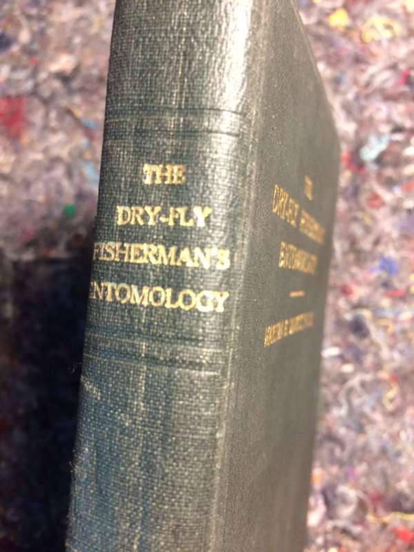 THE DRY-FLY FISHERMAN'S ENTOMOLOGY - Martin E. Mosely (1921 1st Edition Hardcover RARE)