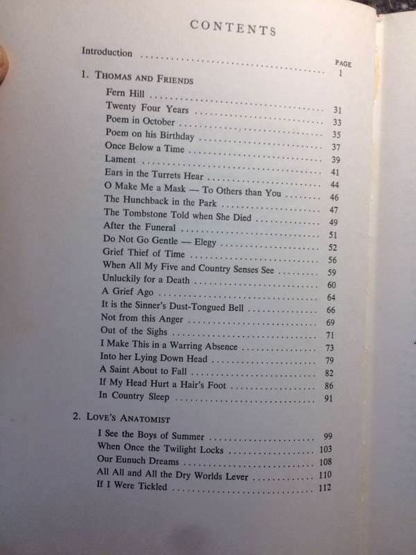 The World of Dylan Thomas - Clark Emery (1971 1st Edition Hardcover)