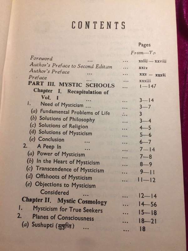 Mysticism: The Spiritual Path Volume II - Lekh Raj Puri (1974 Hardcover)