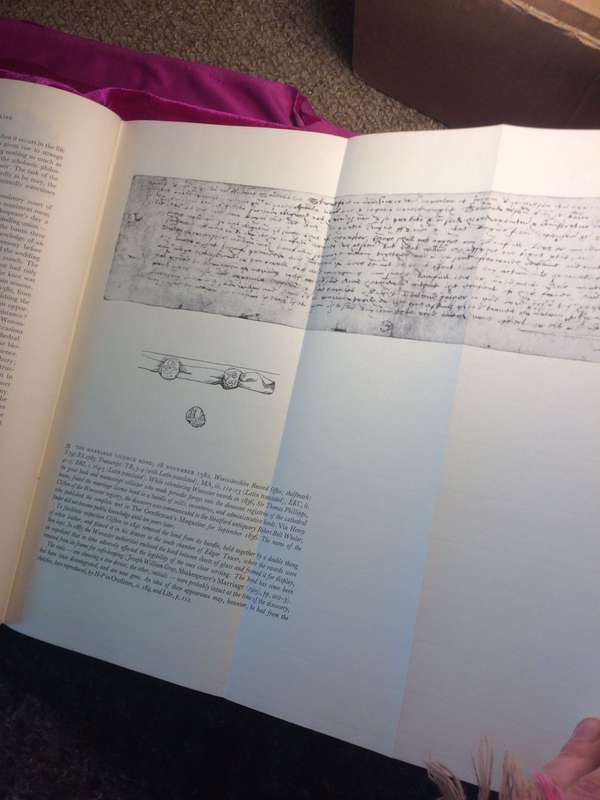 William Shakespeare: A Documentary Life - S Schoenbaum | 1975 1st Ed |Gifted to Guy Butler at Rhodes