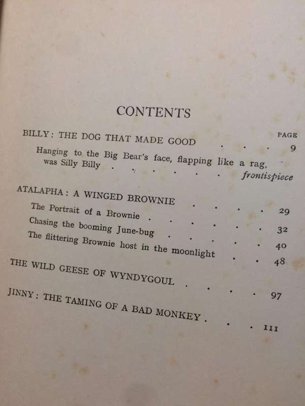 Billy And Other Stories From Wild Animal Ways - Ernest Thompson Seton (1924 1st Edition)