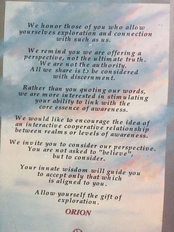 The Orion Material: Perspectives of Awareness - Elisabeth Fitzhugh