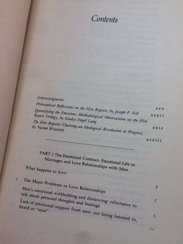 The Hite Report on Love, Passion and Emotional Violence - Shere Hite (RARE)