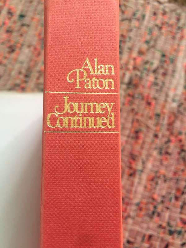 Journey Continued: An Autobiography - Alan Paton (1988 1st Edition Hardcover)