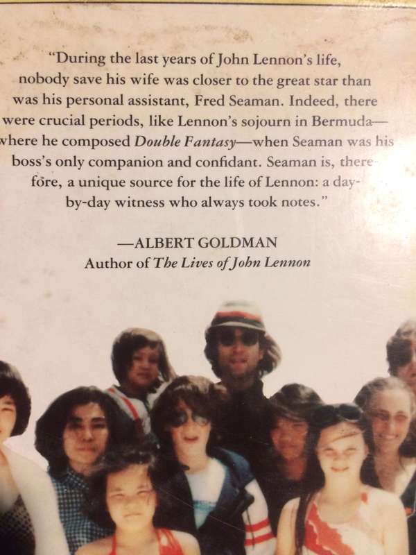 John Lennon: Living on Borrowed Time - A Personal Memoir by Frederic Seaman (1991 1st Edition)