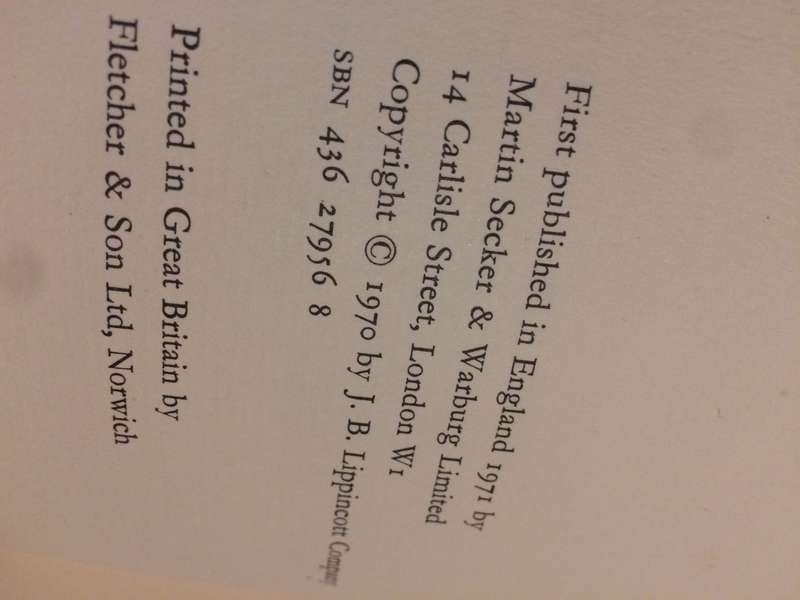 The Quality of Life - James A Michener (1971 1st Edition Hardcover)