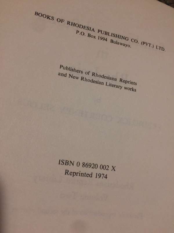 Sunshine and storm in Rhodesia - Frederick Courteney Selous (Rhodesiana reprint library)