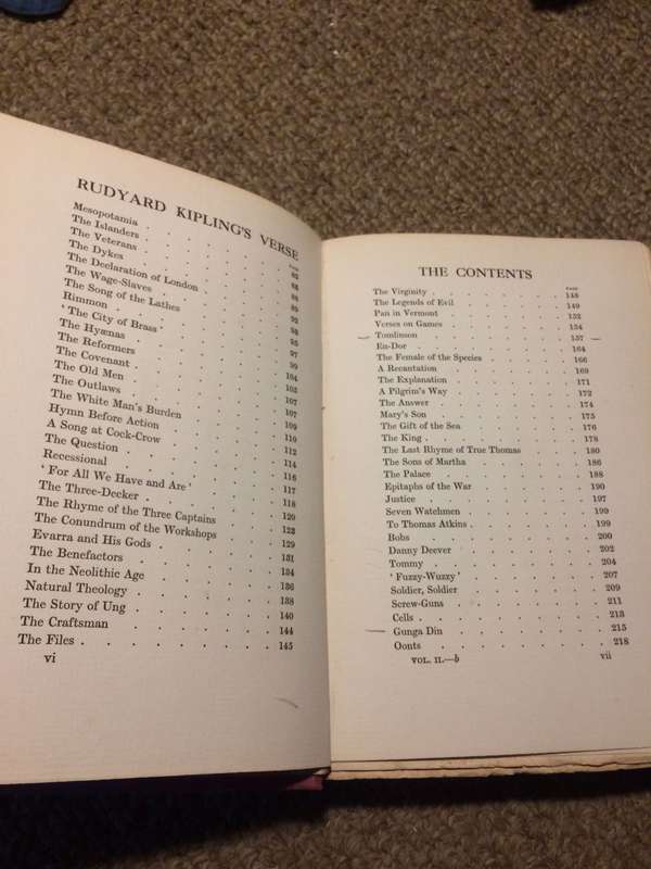 Rudyard Kipling's Verse: Inclusive Edition 1885 - 1918 Volumes 1 & 2