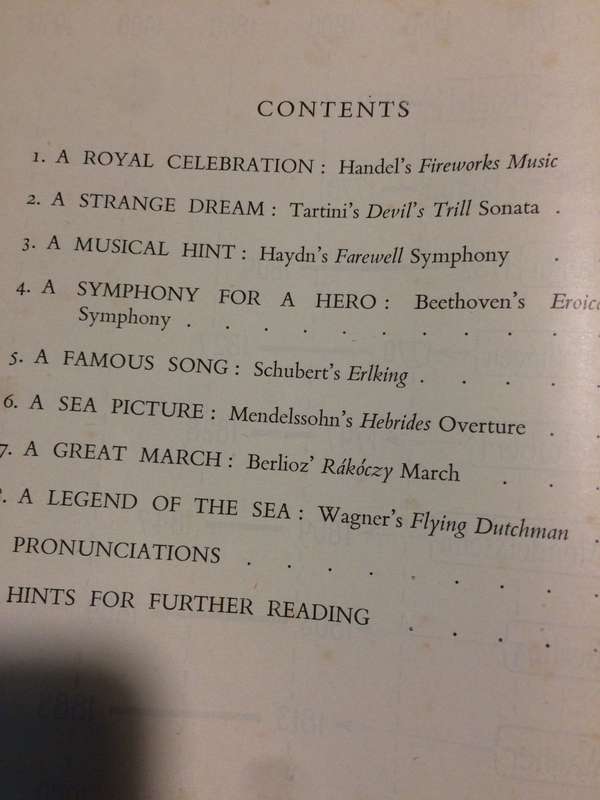 Stories of Great Music - John Horton (1950 Hardcover)