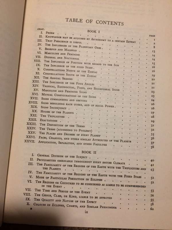 Ptolemy`s Tetrabiblos or Quadripartite Being Four Books of the Influence of the Stars - J.M. Ashmand