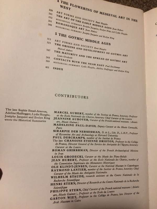Larousse Encyclopedia of Byzantine and Medieval Art (1963 Large Format Hardcover)